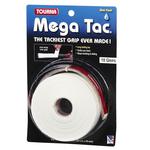 Tourna Mega Tac XL Overgrips - White (10 Pack)